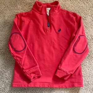 The Beaufort Bonnet Company Hayword Half Zip Red Pullover Sweater Sweatshirt